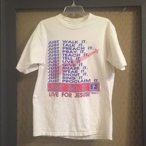 Vintage Single Stitched Live For Jesus T-Shirt